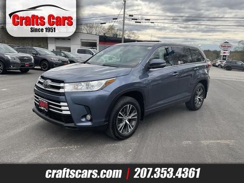 Shoreline Blue Pearl 2017 Toyota Highlander LE Plus