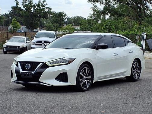 Pearl White Tricoat 2019 Nissan Maxima 3.5 S