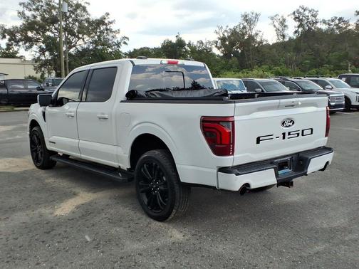 Star White Metallic Tri-Coat 2024 Ford F-150 Lariat