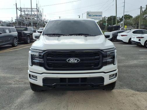 Star White Metallic Tri-Coat 2024 Ford F-150 Lariat