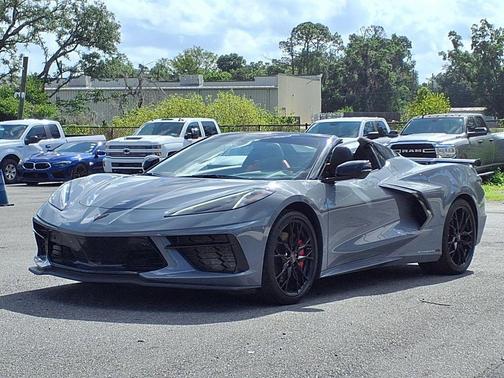 Sea Wolf Gray Tricoat 2025 Chevrolet Corvette Stingray w/3LT
