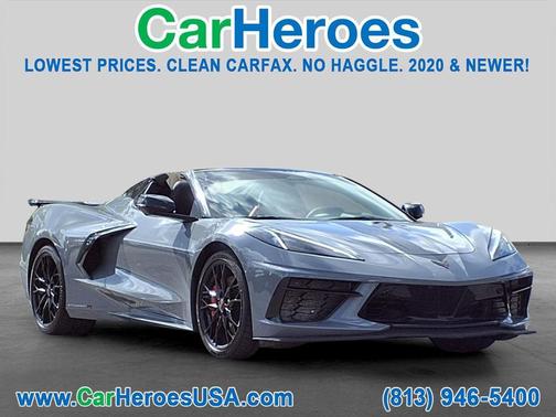 Sea Wolf Gray Tricoat 2025 Chevrolet Corvette Stingray w/3LT