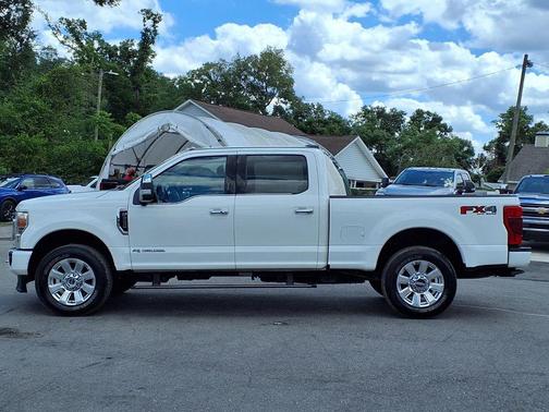 Star White Metallic Tri-Coat 2022 Ford F-250 Platinum