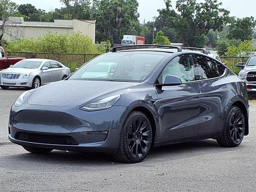 Gray 2022 Tesla Model Y Long Range Dual Motor All-Wheel Drive