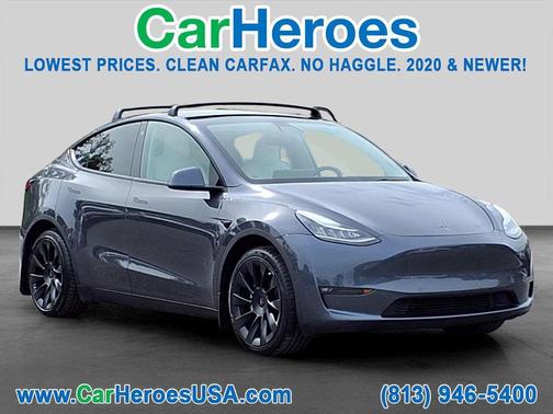 Gray 2022 Tesla Model Y Long Range Dual Motor All-Wheel Drive