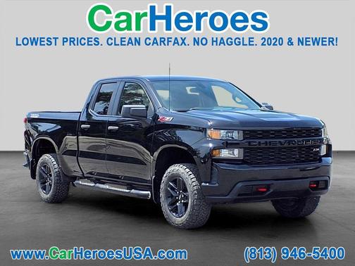 Black 2020 Chevrolet Silverado 1500 Custom Trail Boss