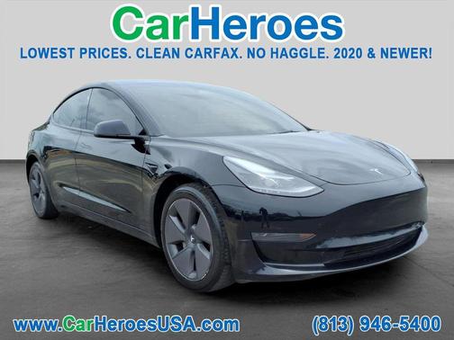 Solid Black 2023 Tesla Model 3 Standard Range