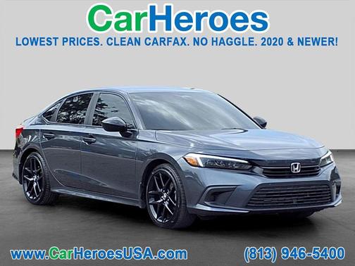 Meteorite Gray Metallic 2024 Honda Civic Sport