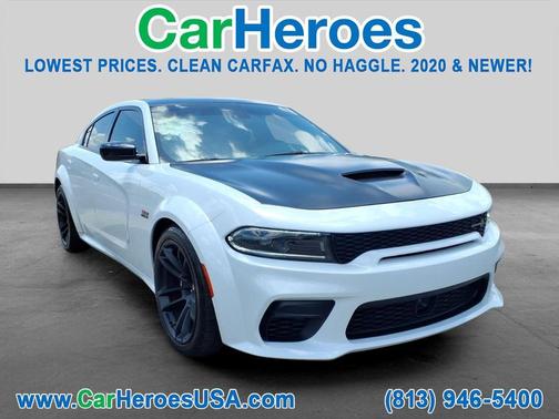 White Knuckle Clearcoat 2023 Dodge Charger R/T Scat Pack
