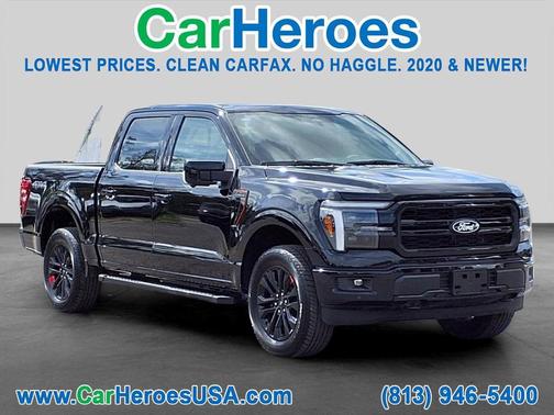 Agate Black Metallic 2025 Ford F-150 Lariat
