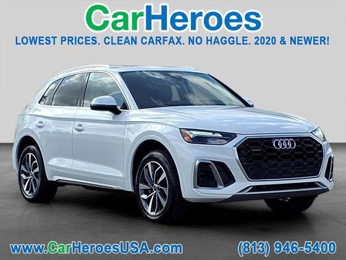 Ibis White 2023 Audi Q5 45 S line Premium Plus