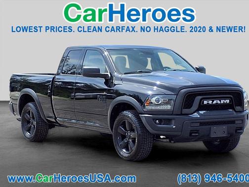 Diamond Black Crystal Pearlcoat 2019 RAM 1500 Classic Warlock Quad Cab 4x4 6'4' Box