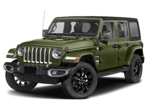 Sarge Green Clearcoat 2023 Jeep Wrangler 4xe Rubicon 20th Anniversary