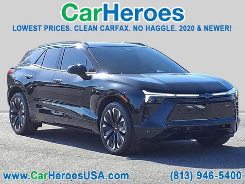 Black 2024 Chevrolet Blazer EV eAWD RS