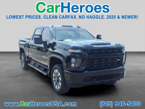 Black 2022 Chevrolet Silverado 2500 Custom