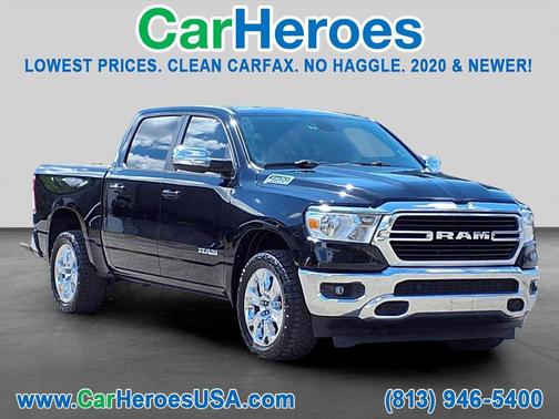 Diamond Black Crystal Pearlcoat 2021 RAM 1500 Big Horn/Lone Star