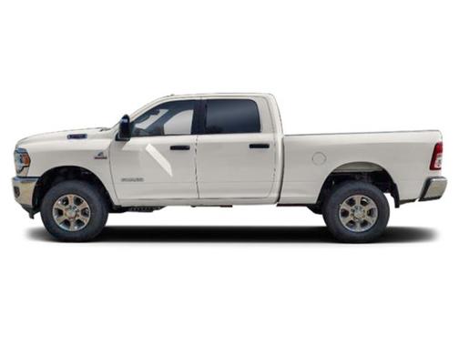 Pearl White 2023 RAM 3500 Laramie Crew Cab 4x4 6'4' Box