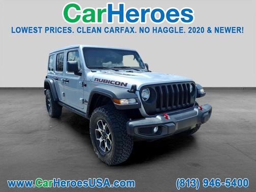 Silver Zynith Clearcoat 2022 Jeep Wrangler Unlimited Rubicon