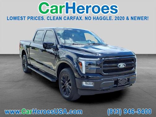 Agate Black Metallic 2024 Ford F-150 Lariat