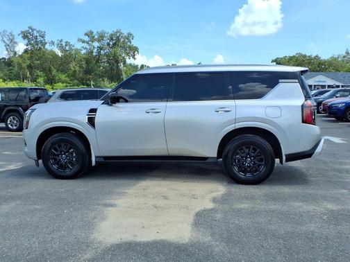 Brilliant Silver Metallic 2025 Nissan Armada SV 2WD