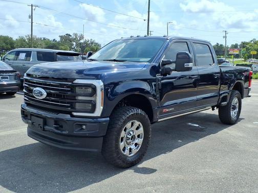 Antimatter Blue Metallic 2025 Ford F-350 Platinum