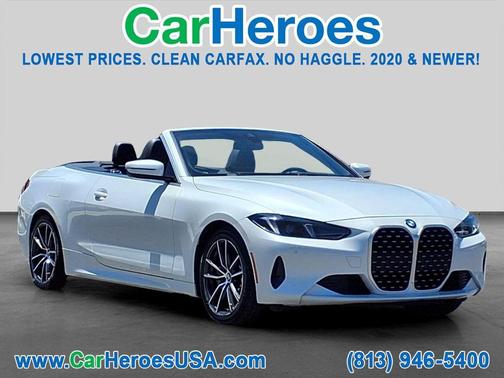 White 2025 BMW 430 i