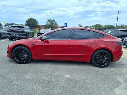 Red Multi-Coat 2018 Tesla Model 3 Long Range