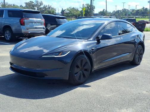 Black 2025 Tesla Model 3 Long Range