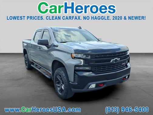 Satin Steel Metallic 2021 Chevrolet Silverado 1500 LT Trail Boss