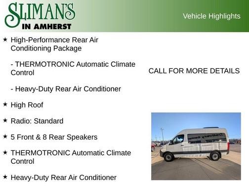 Arctic White 2024 Mercedes-Benz Sprinter 2500 144 WB Standard Roof Passenger