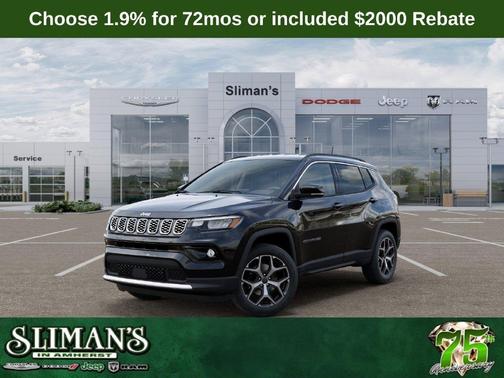 Diamond Black 2026 Jeep Compass Limited