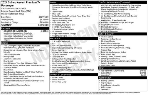 2024 Subaru Ascent Premium