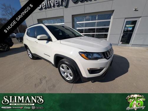 White Clearcoat 2019 Jeep Compass Latitude