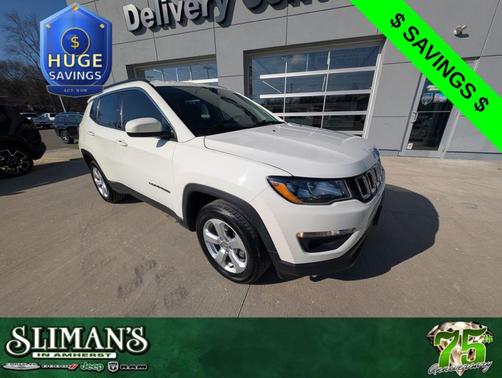 White Clearcoat 2019 Jeep Compass Latitude