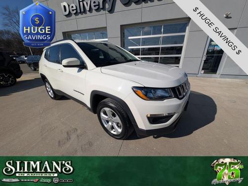 White Clearcoat 2019 Jeep Compass Latitude