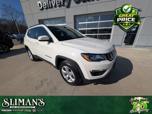 White Clearcoat 2019 Jeep Compass Latitude