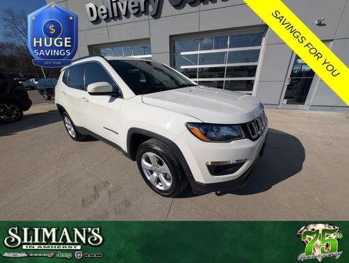 White Clearcoat 2019 Jeep Compass Latitude