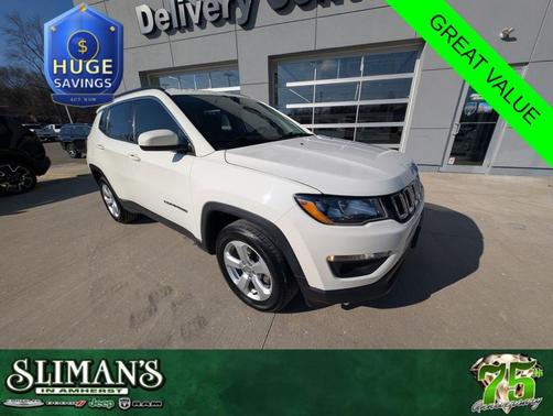 White Clearcoat 2019 Jeep Compass Latitude