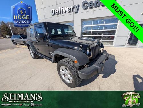 Black Clearcoat 2016 Jeep Wrangler Unlimited Sport