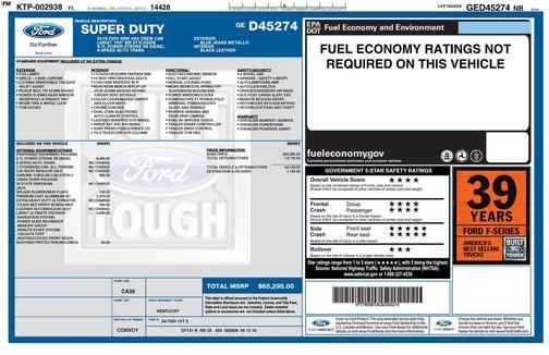 Blue Jeans Metallic 2016 Ford F-250 Lariat