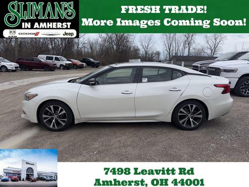 Pearl White 2016 Nissan Maxima 3.5 SL