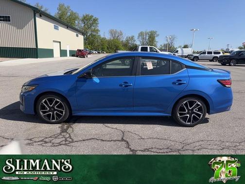 Electric Blue Metallic 2025 Nissan Sentra SR