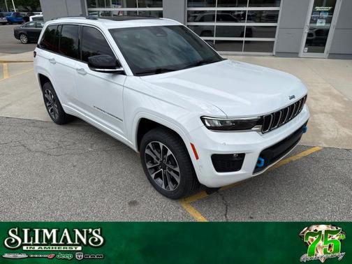Bright White Clearcoat 2022 Jeep Grand Cherokee 4xe Overland