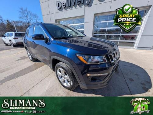 Jazz Blue Pearlcoat 2019 Jeep Compass Latitude