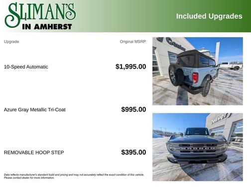 Azure Gray Metallic 2023 Ford Bronco Big Bend