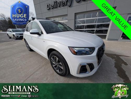 Ibis White 2023 Audi Q5 45 S line quattro Premium