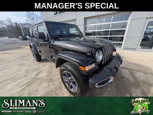Black Clearcoat 2023 Jeep Wrangler Sahara