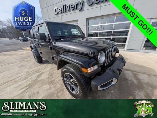 Black Clearcoat 2023 Jeep Wrangler Sahara