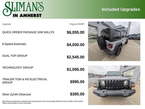 Silver Zynith Clearcoat 2022 Jeep Wrangler Unlimited Sport