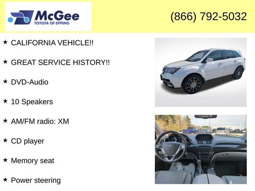 2011 Acura MDX 3.7L Technology